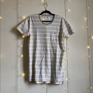 Men’s large white and grey shirt